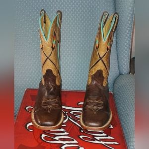 Johnny Ringo solid leather cowgirl boots